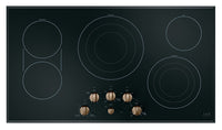 Café 5-Piece Electric Cooktop Brushed Bronze Knobs - CXCE1HKPMBZ|Boutons bronze brossé pour surface de cuisson électrique 5 pièces Café - CXCE1HKPMBZ|CXCE1HBZ