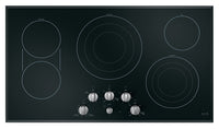 Café 5-Piece Electric Cooktop Stainless Steel Knobs - CXCE1HKPMSS|Boutons acier inoxydable brossé pour surface de cuisson électrique 5 pièces Café - CXCE1HKPMSS|CXCE1HSS