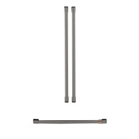 Café French-Door Refrigerator Brushed Black Handle Set - CXMA3H3PNBT | Ensemble de poignées noir brossé pour réfrigérateur Café à portes françaises - CXMA3H3PNBT | CXMA3HBT