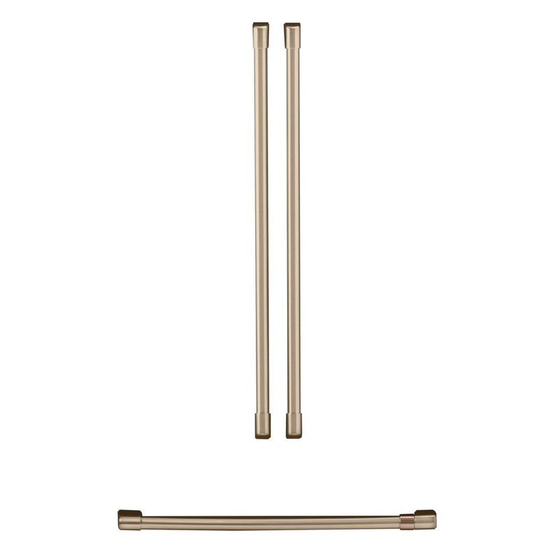 Café French-Door Refrigerator Brushed Bronze Handle Set - CXMA3H3PNBZ | Ensemble de poignées bronze brossé pour réfrigérateur Café à portes françaises - CXMA3H3PNBZ | CXMA3HBZ