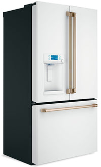 Café 22.2 Cu. Ft. French-Door Refrigerator with Hot Water Dispenser - CYE22TP4MW2|Réfrigérateur Café de 22,2 pi³ à portes françaises avec distributeur d'eau chaude - CYE22TP4MW2|CYE22TPW