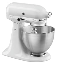 KitchenAid Classic Series 4.5-Quart Tilt-Head Stand Mixer - K45SSWH|Batteur sur socle à tête inclinable KitchenAid de série ClassicMD de 4,5 pintes - K45SSWH|K45SSTWH