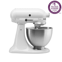 KitchenAid Classic Series 4.5-Quart Tilt-Head Stand Mixer - K45SSWH|Batteur sur socle à tête inclinable KitchenAid de série ClassicMD de 4,5 pintes - K45SSWH|K45SSTWH