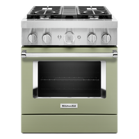 KitchenAid 30" Smart Commercial-Style Gas Range - KFGC500JAV|Cuisinière hybride intelligente KitchenAid de 30 po de style commercial - KFGC500JAV|KFGC500V