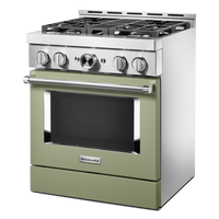 KitchenAid 30" Smart Commercial-Style Gas Range - KFGC500JAV|Cuisinière hybride intelligente KitchenAid de 30 po de style commercial - KFGC500JAV|KFGC500V