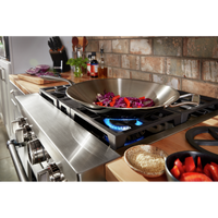 KitchenAid 30" Smart Commercial-Style Gas Range - KFGC500JAV|Cuisinière hybride intelligente KitchenAid de 30 po de style commercial - KFGC500JAV|KFGC500V