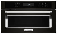 KitchenAid 30" Built-In Microwave Oven with Convection Cooking - KMBP100EBS|Four à micro-ondes encastré KitchenAid de 30 po avec cuisson par convection - KMBP100EBS|KMBP100B