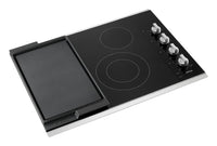 Maytag 30" Electric Cooktop with Reversible Grill and Griddle - MEC8830HS|Surface de cuisson électrique Maytag 30 po avec gril et plaque chauffante réversibles - MEC8830HS|MEC8830S