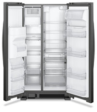 Whirlpool 25 Cu. Ft. Side-by-Side Refrigerator - WRS325SDHB|Réfrigérateur Whirlpool de 25 pi3 à compartiments juxtaposés - WRS325SDHB|WRS325DB