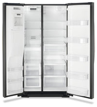 Whirlpool 28 Cu. Ft. Side-by-Side Refrigerator with Exterior Water Dispenser - WRS588FIHV|Réfrigérateur Whirlpool de 28 pi³ à compartiments juxtaposés avec distributeur d'eau externe - WRS588FIHV|WRS588IV