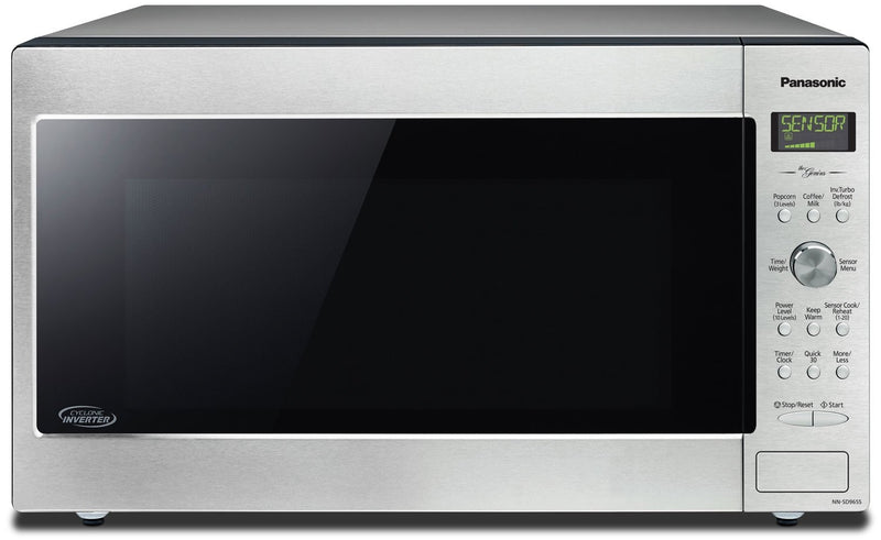 Panasonic® 2.2 Cu. Ft. Digital Countertop Microwave - Stainless Steel|Four à micro-ondes de comptoir Panasonic numérique de 2,2 pi³ - acier inoxydable|NNSD965S