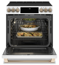 Café 30" Slide-In Radiant and Convection Electric Range - CCES700P4MW2|Cuisinière électrique encastrée Café de 30 po à éléments radiants et à convection - CCES700P4MW2|CCES700W