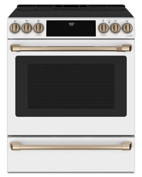 Café Slide-In Electric Range with Warming Drawer - CCHS900P4MW2|Cuisinière électrique encastrée Café avec tiroir-réchaud - CCHS900P4MW2|CCHS900W