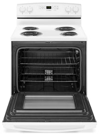 Amana 4.8 Cu. Ft. Freestanding Electric Range – YACR4503SFW|Cuisinière électrique amovible Amana de 4,8 pi³ – YACR4503SFW|YACR450W