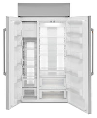 Café 42" Built-In 25 Cu. Ft. Smart Side-by-Side Refrigerator - CSB42WP2NS1|Réfrigérateur intelligent encastré Café de 42 po de 25 pi3 à compartiments juxtaposés - CSB42WP2NS1|CSB42WPS