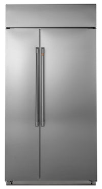 Café 42" Built-In 25 Cu. Ft. Smart Side-by-Side Refrigerator - CSB42WP2NS1|Réfrigérateur intelligent encastré Café de 42 po de 25 pi3 à compartiments juxtaposés - CSB42WP2NS1|CSB42WPS