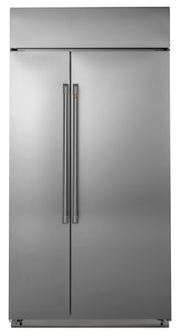 Café 48" Built-In 29.5 Cu. Ft. Smart Side-by-Side Refrigerator - CSB48WP2NS1|Réfrigérateur intelligent encastré Café de 48 po de 29,5 pi3 à compartiments juxtaposés -CSB48WP2NS1|CSB48WPS