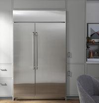 Café 48" Built-In 29.5 Cu. Ft. Smart Side-by-Side Refrigerator - CSB48WP2NS1|Réfrigérateur intelligent encastré Café de 48 po de 29,5 pi3 à compartiments juxtaposés -CSB48WP2NS1|CSB48WPS