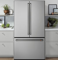 Café 23.2 Cu. Ft. French-Door Counter-Depth Refrigerator - CWE23SP2MS1|Réfrigérateur Café de 23,2 pi³ à portes françaises de profondeur comptoir - CWE23SP2MS1|CWE23SPS