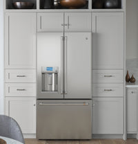 Café 22.2 Cu. Ft. French-Door Refrigerator with Hot Water Dispenser - CYE22TP2MS1|Réfrigérateur Café de 22,2 pi³ à portes françaises avec distributeur d'eau chaude - CYE22TP2MS1|CYE22TPS