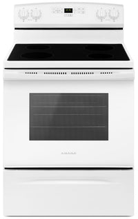 Amana 4.8 Cu. Ft. Freestanding Electric Range – YAER6303MFW|Cuisinière électrique amovible Amana de 4,8 pi³ – YAER6303MFW|YAER630W