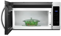 Whirlpool 1.7 Cu. Ft. Microwave Hood Combination with Electronic Touch Controls - YWMH31017HZ|Four à micro-ondes à hotte intégrée Whirlpool de 1,7 pi3 - YWMH31017HZ|YWMH31HZ