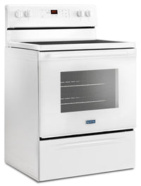 Maytag 5.3 Cu. Ft. Electric Freestanding Range - YMER6600FW|Cuisinière électrique amovible Maytag de 5,3 pi3 - YMER6600FW|YMER660W