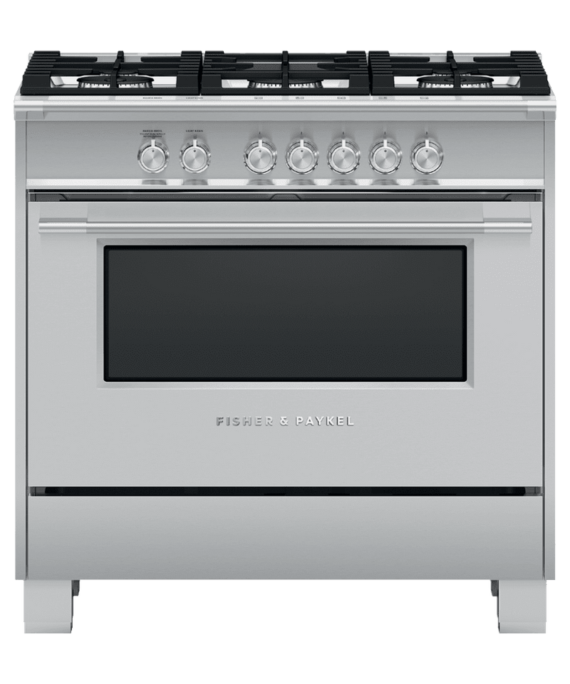 Fisher & Paykel Stainless Steel Range-OR36SCG4X1