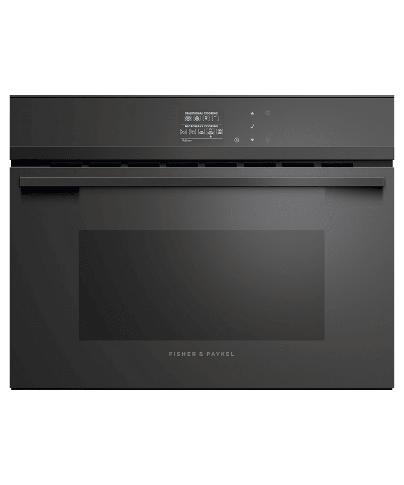 Fisher & Paykel Black Wall Ovens-OM24NDBB1