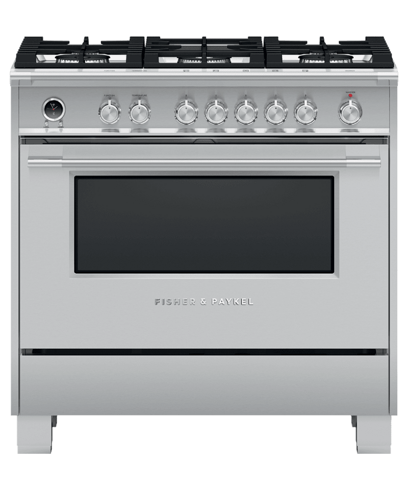 Fisher & Paykel Stainless Steel Range-OR36SCG6X1