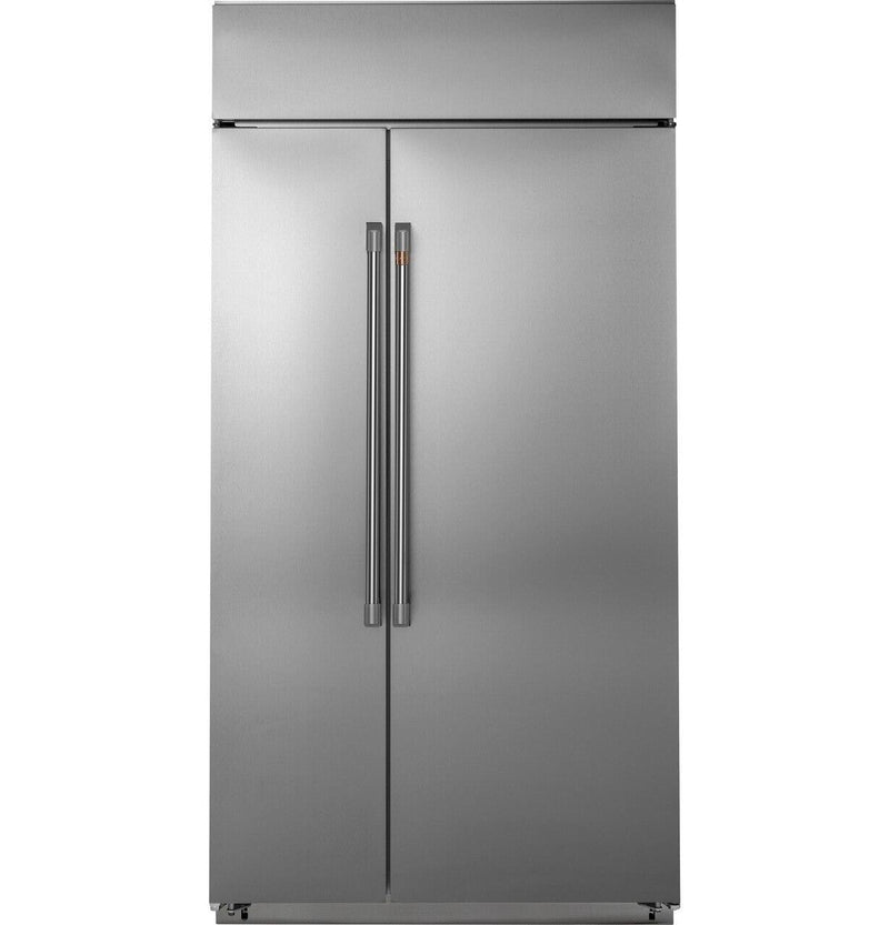 Café 42" Built-In 25 Cu. Ft. Smart Side-by-Side Refrigerator - CSB42WP2NS1|Réfrigérateur intelligent encastré Café de 42 po de 25 pi3 à compartiments juxtaposés - CSB42WP2NS1|CSB42WPS