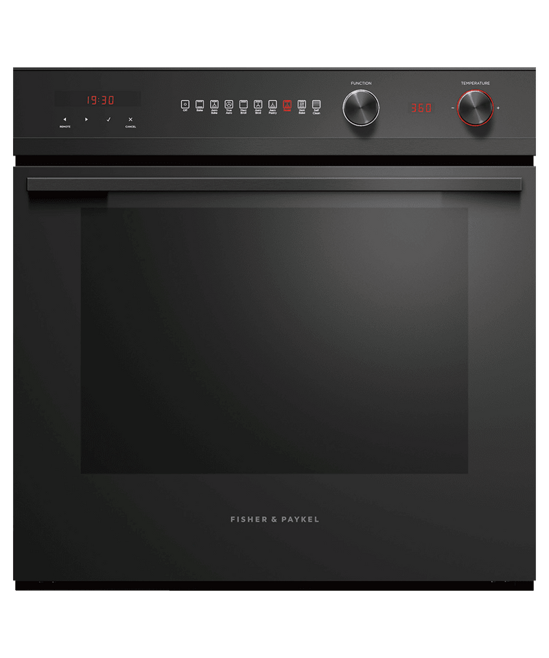 Fisher & Paykel Black Wall Ovens-OB24SCD9PB1