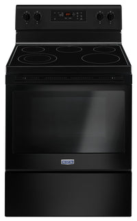 Maytag 5.3 Cu. Ft. Electric Freestanding Range - YMER6600FB|Cuisinière électrique amovible Maytag de 5,3 pi3 - YMER6600FB|YMER660B