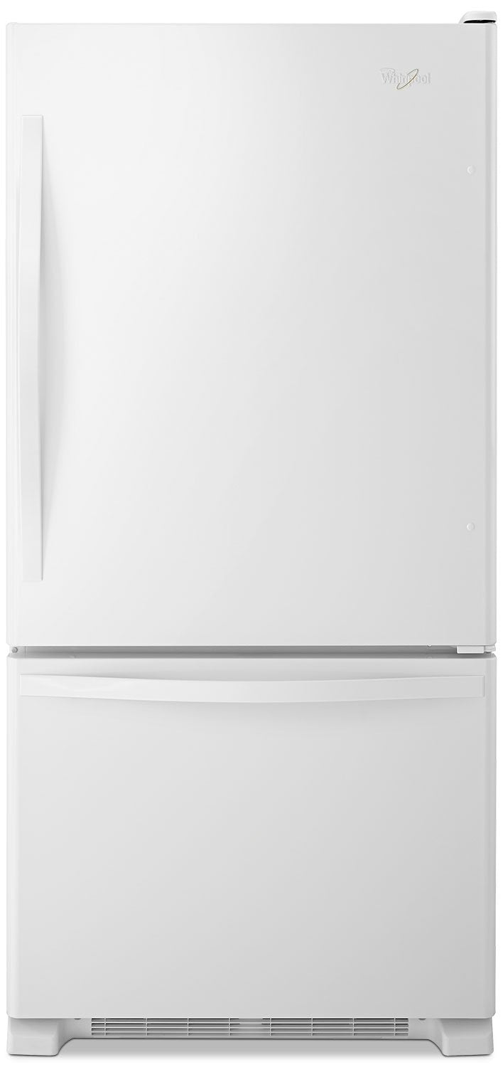 Whirlpool 19 Cu. Ft. Bottom-Freezer Refrigerator - WRB329DFBW|Réfrigérateur Whirlpool de 19 pi³ à congélateur inférieur - WRB329DFBW|WRB329DBW