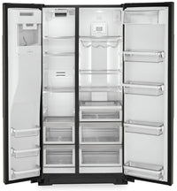 KitchenAid 22.6 Cu. Ft. Counter-Depth Side-by-Side Refrigerator - KRSC703HBS|Réfrigérateur KitchenAid de 22,6 pi³ de profondeur comptoir à compartiments juxtaposés - KRSC703HBS