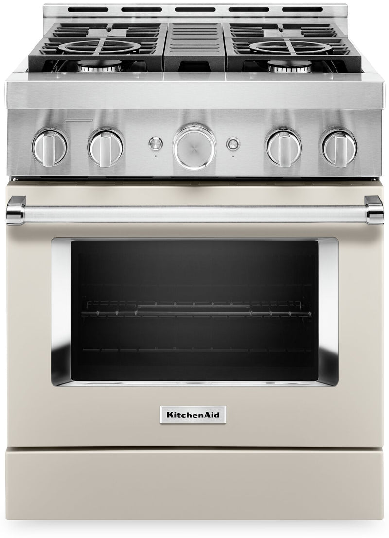 KitchenAid 30" Smart Commercial-Style Gas Range - KFGC500JMH|Cuisinière à gaz intelligente KitchenAid de 30 po de style commercial - KFGC500JMH|KFGC500H