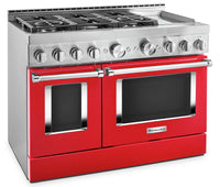 KitchenAid 48" Smart Commercial-Style Dual Fuel Range with Griddle - KFDC558JPA|Cuisinière hybride intelligente KitchenAid 48 po de style commercial, plaque chauffante - KFDC558JPA|KFDC558A