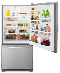 Whirlpool 19 Cu. Ft. Bottom-Mount Refrigerator - WRB329RFBM|Réfrigérateur Whirlpool de 19 pi³ à congélateur inférieur - WRB329RFBM|WRB329RBM