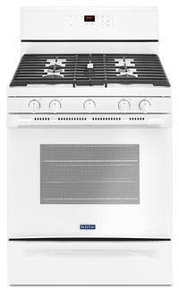 Maytag 5.0 Cu. Ft. Freestanding Gas Range with Oval Burner - MGR6600FW|Cuisinière à gaz amovible Maytag de 5,0 pi3 avec brûleur ovale - MGR6600FW|MGR6600W