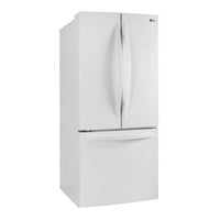 LG 21.8 Cu. Ft. 3-Door French Door Refrigerator - LRFNS2200W|Réfrigérateur LG de 21,8 pi³ à portes françaises à congélateur inférieur - LRFNS2200W|LRFNS22W