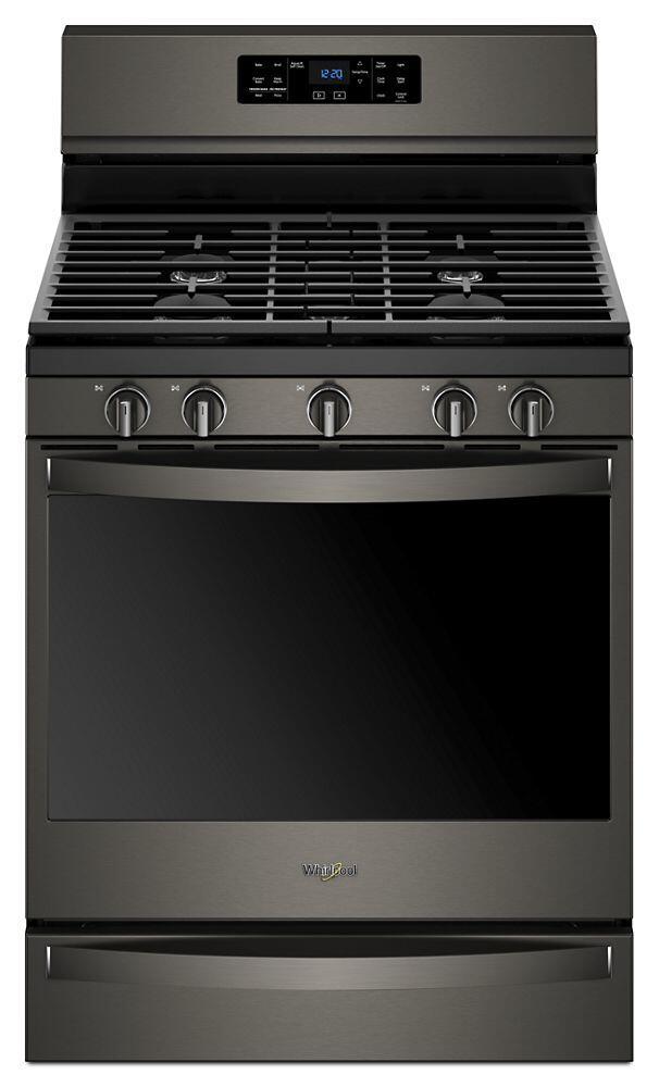 Whirlpool Black Stainless Steel Range-WFG775H0HV