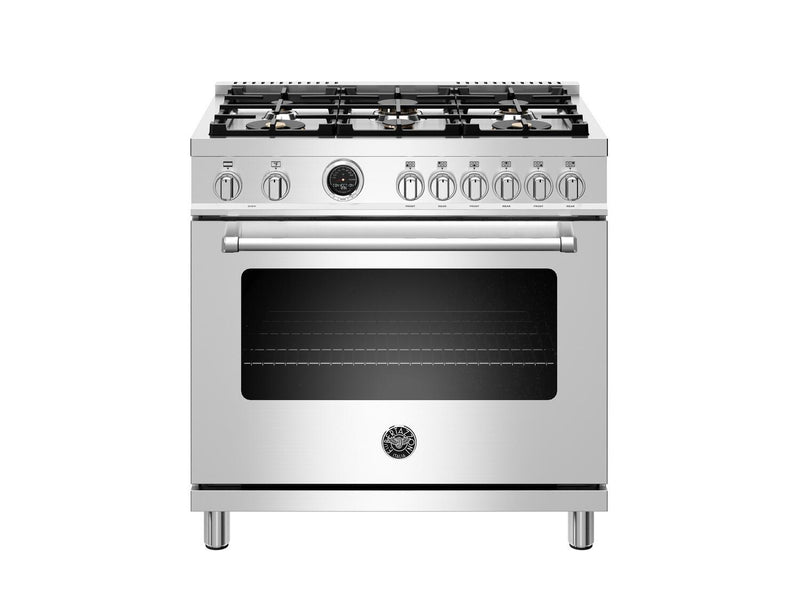 Bertazzoni Stainless Steel Range-MAST366DFSXT