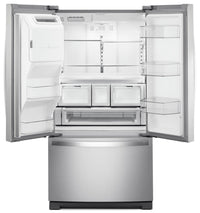 Whirlpool 27 Cu. Ft. French-Door Refrigerator in Fingerprint-Resistant Stainless Steel - WRF757SDHZ|Réfrigérateur Whirlpool de 27 pi³ à portes françaises - WRF757SDHZ|WRF757HZ