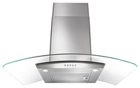 Whirlpool 36" Wall Canopy Range Hood - WVW51UC6FS|Hotte murale Whirlpool de 36 pouces - WVW51UC6FS  |WVW51U6S