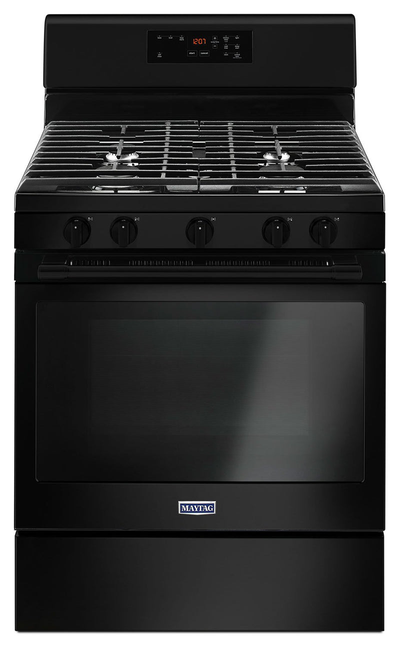 Maytag 5.0 Cu. Ft. Freestanding Gas Range with Oval Burner - MGR6600FB|Cuisinière à gaz amovible Maytag de 5,0 pi3 avec brûleur ovale - MGR6600FB|MGR6600B