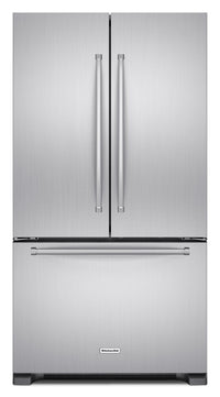 KitchenAid 22 Cu. Ft. French-Door Refrigerator with Interior Dispenser - KRFC302ESS|Réfrigérateur KitchenAid de 22 pi3 à portes françaises avec distributeur interne - KRFC302ESS|KRFC302S