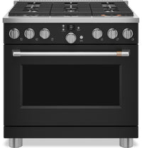 Café 5.75 Cu. Ft. Commercial-Style 6-Burner Dual Fuel Range - C2Y366P3TD1 | Cuisinière hybride Café de style commercial de 5,75 pi3 à 6 brûleurs - C2Y366P3TD1 | C2Y366TD