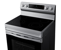 Samsung 6.3 Cu. Ft. Freestanding Electric Range with Wi-Fi - NE63A6111SS/AC | Cuisinière électrique amovible Samsung de 6,3 pi3 avec Wi-Fi - NE63A6111SS/AC | NE63A611