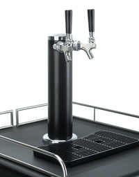 Danby 5.4 Cu. Ft. Dual-Tap Kegerator - DKC054A1BSL2DB | Refroidisseur de fût à bière Danby de 5,4 pi³ à 2 robinets– DKC054A1BSL2DB | DKC054AS