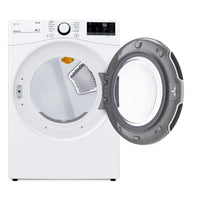 LG 7.4 Cu. Ft. Electric Dryer with AI Sensor Dry™ - DLE3600W  | Sécheuse électrique LG de 7,4 pi³ avec système Sensor DryMC avec IA - DLE3600W  | DLE3600W